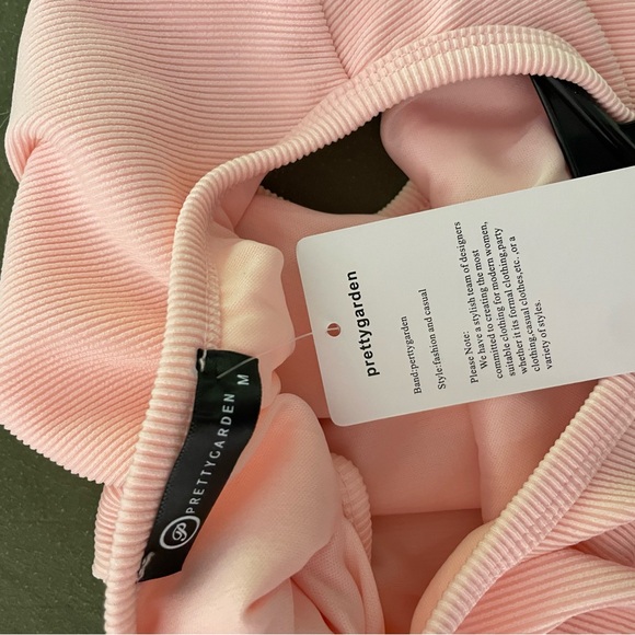 Pink midi cutout dress - Picture 3 of 3